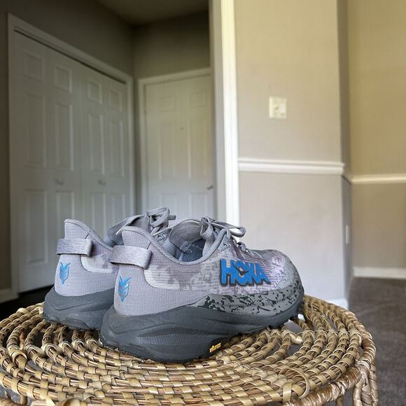 Hoka One One Speedgoat 6 Mens 11 Trail Running Shoe Sneaker Gray Hiking Trainer - Picture 4 of 12